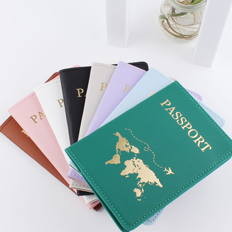 Travel Accessories Wallet - 1 adet PU deri harita pasaport