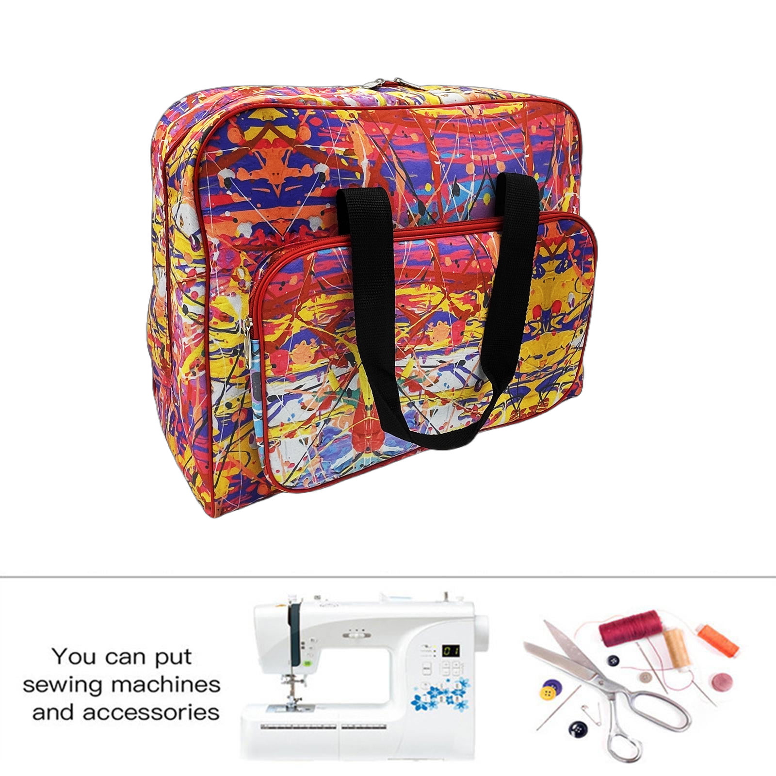 Travel Accessories Organizer Bag - DİKİŞ MAKİNESİ taşıma çantası, dikiş aksesuarları