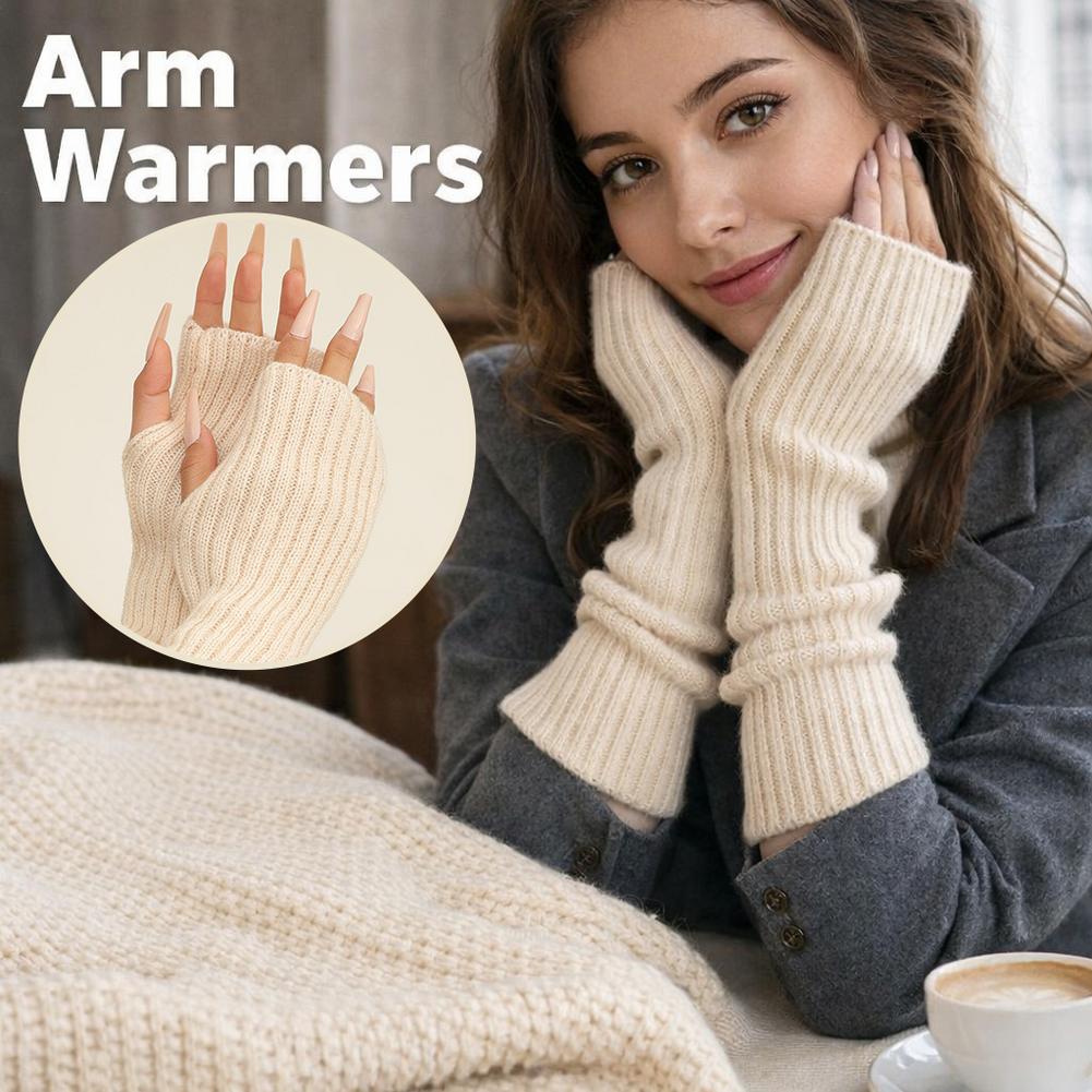 Travel Accessories Aesthetic - 2 adet örgü desenli, parmakları açık