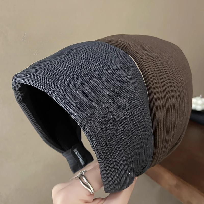 Travel Accessories Aesthetic - Kalın Geniş Kafa Bandı Kaymaz Saç