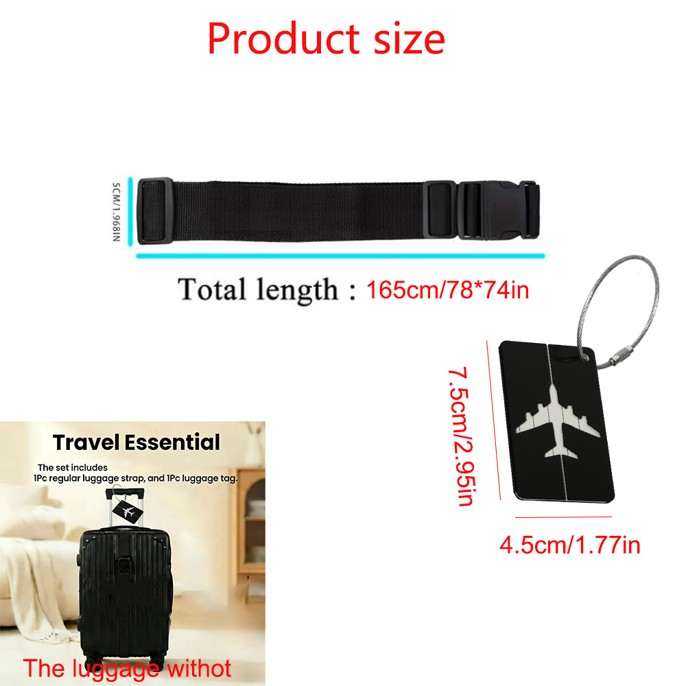 2 Parçalı Bavul Bağlama Kayışı - Travel Accessories As Gifts incelemesi ve fiyatı