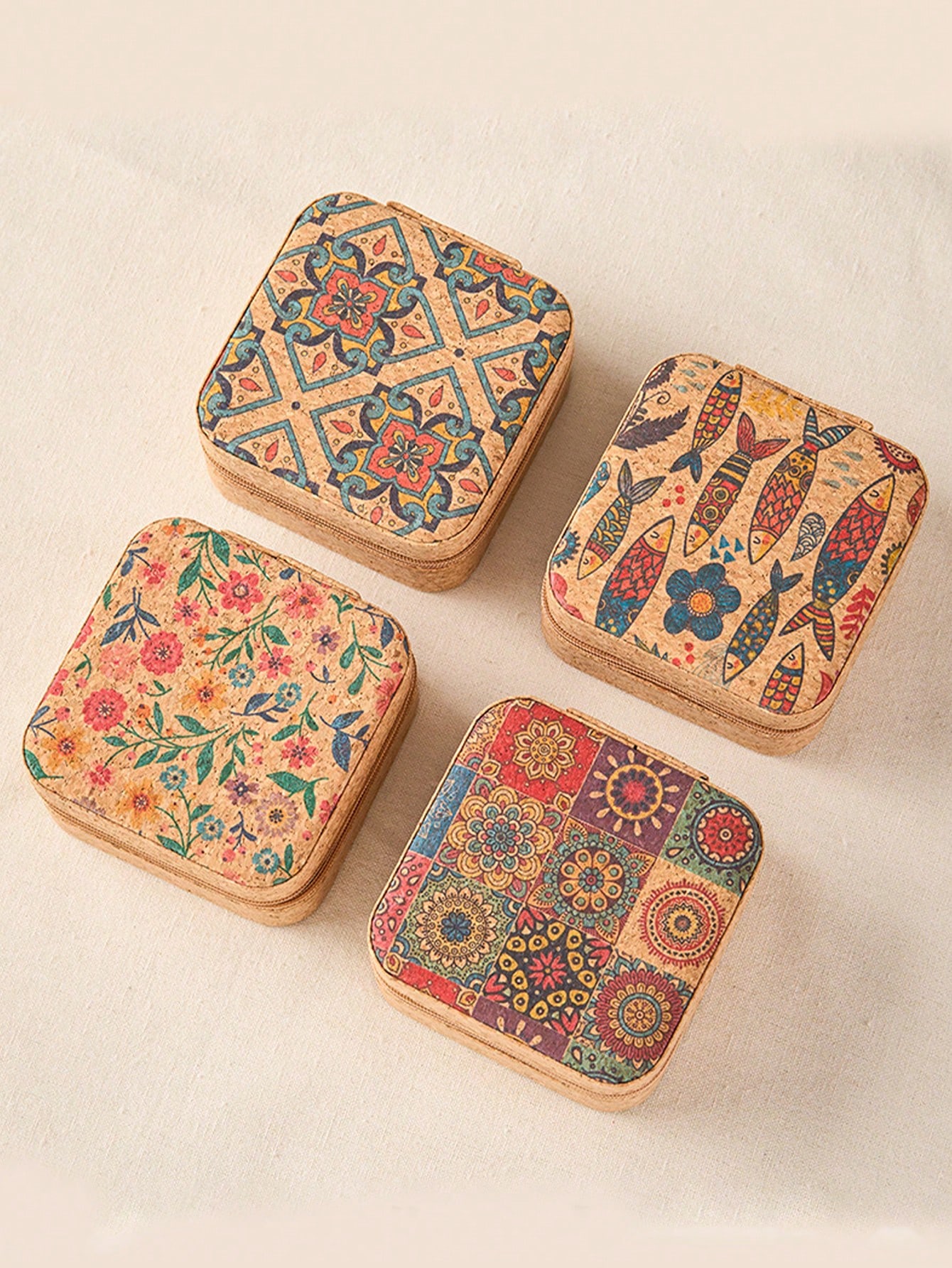Kare Vintage Bohem Desenli Sey - Travel Accessories Jewelry incelemesi ve fiyatı