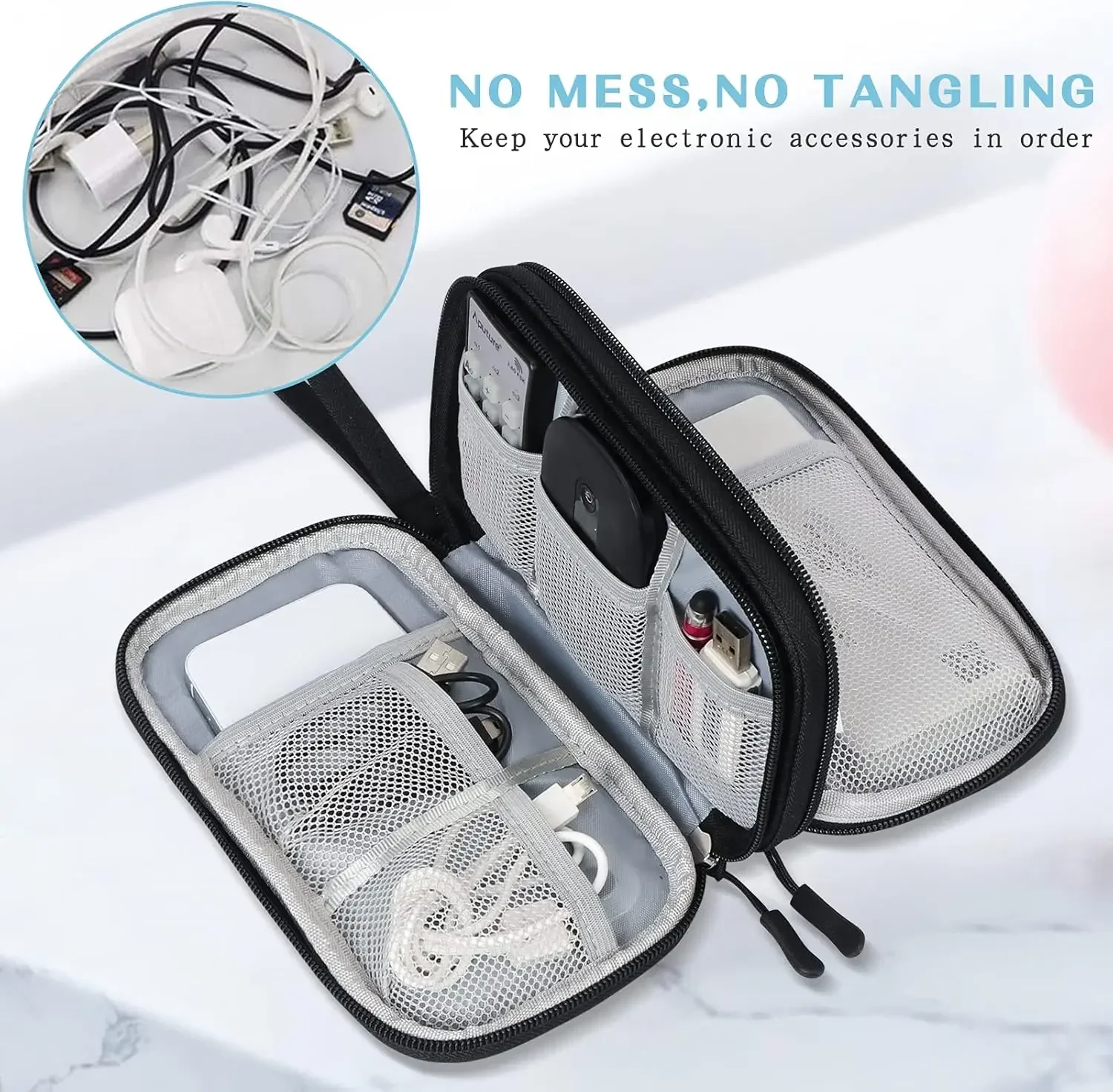 Seyahat Kablo Çantası Taşınabi - Travel Accessories Organizer Bag incelemesi ve fiyatı